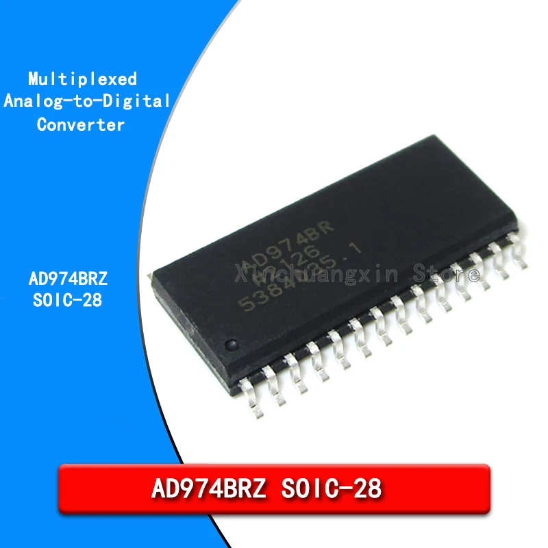 

AD974BRZ AD974BR SMD SOP-28 4-channel 16-bit 200k serial multiplexing analog-to-digital converter chip