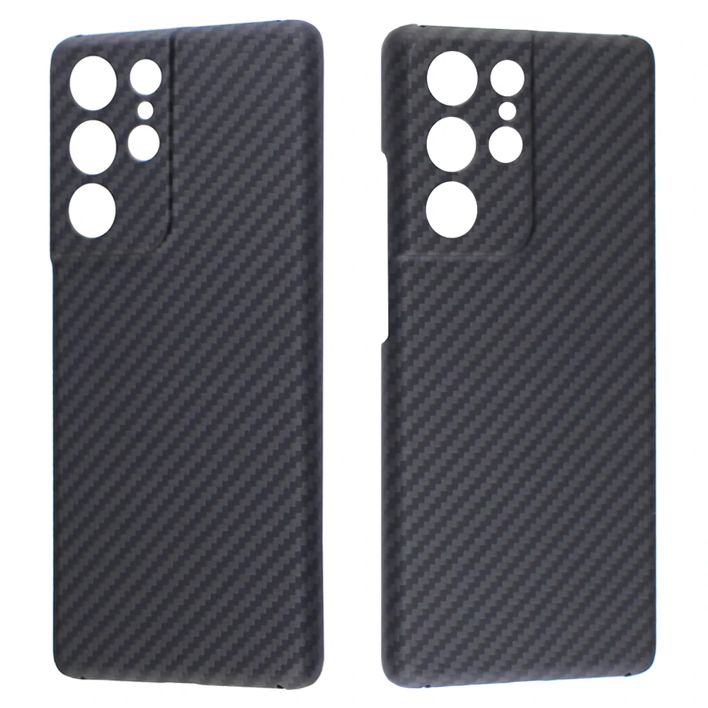 ACC-Real Carbon Fiber Phone Case For Samsung Galaxy S21 Ultra S21 Ultra-thin Anti-Fall Trendy man cover Galaxy Note 20 Ultra