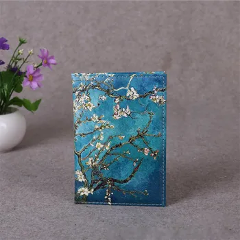 Gwiaździste niebo okładka na paszport kobiety Pu skórzane portfel podróżny kolor krajobraz etui na paszport wysokiej jakości etui na paszporty