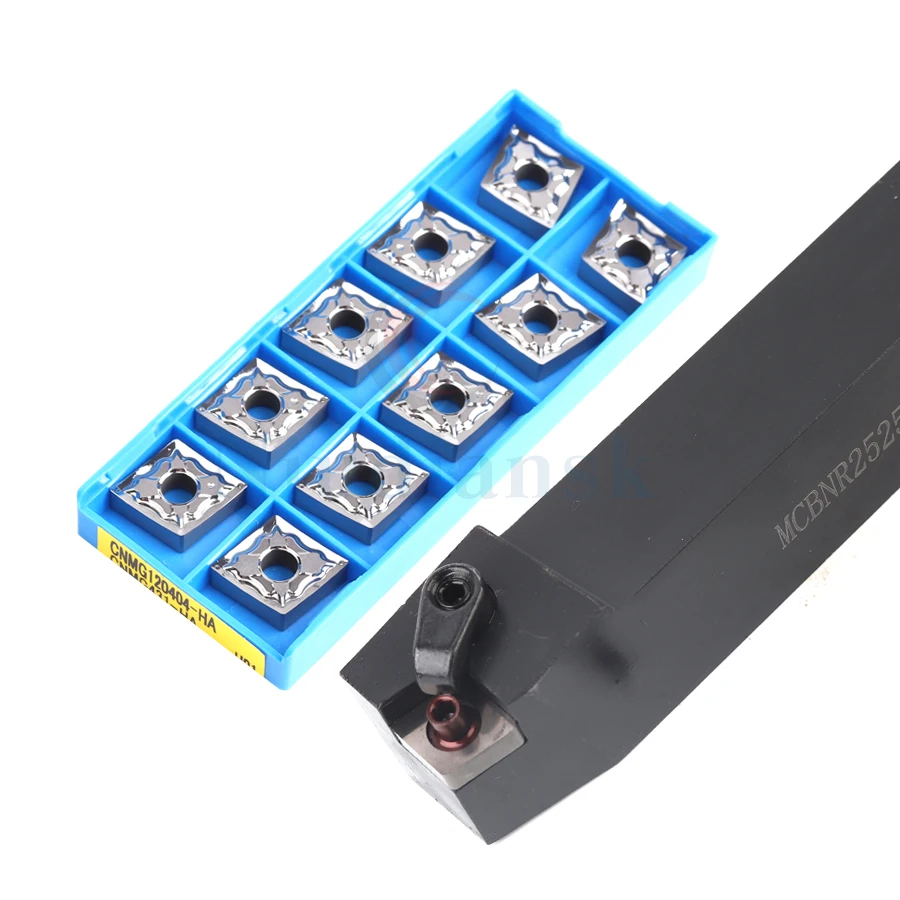 MCBNR2020K12 MCBNR2525M12 75 ° Indexable Tiện Bằng Máy CNC Gia Công Cắt Nhàm Chán Công Cụ Bên Ngoài Giá Đỡ CNMG1204 Carbide Biến Dạng
