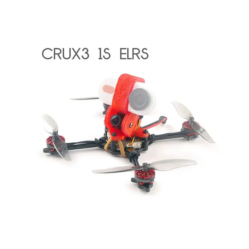 Happymodel Crux3 1S ELRS 2.4G RX 115mm Wheelbase 3 Inch F4 Toothpick FPV Racing Drone BNF w/ 5.8G VTX Caddx 1200TVL  Micro Drone