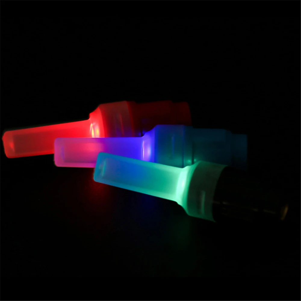 LED Bicycle Light Neon Bike Spoke Light Waterproof Motorcycle Car Wheel Spoke Light Tire Valve Dust Cap Lamp Cycling Accessories