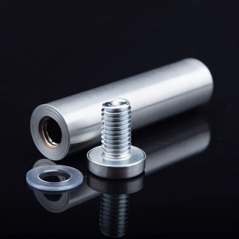 

Wholesale 1000PCS Stainless Steel Hollow Advertisement Nails Barrel Screws Acrylic Board Billboard Sign Glass Standoff Pins
