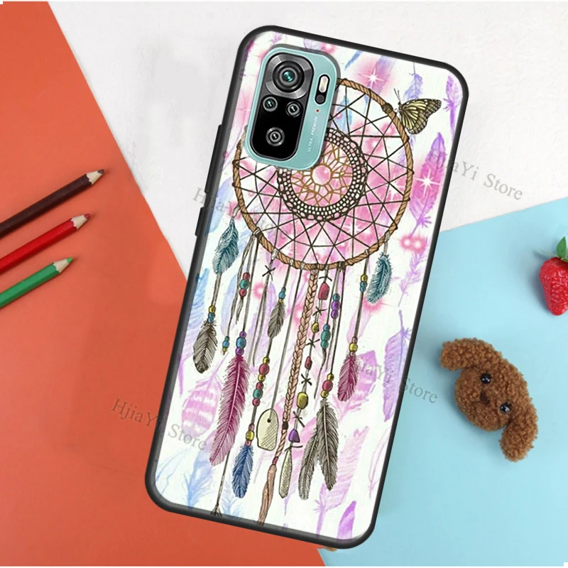 Dream Catcher Dreamcatcher For Xiaomi Redmi Note 10 Pro 7 8 9 8T 9S Phone Case For Redmi 9 9A 9C 9T K40 6A 7A 8A