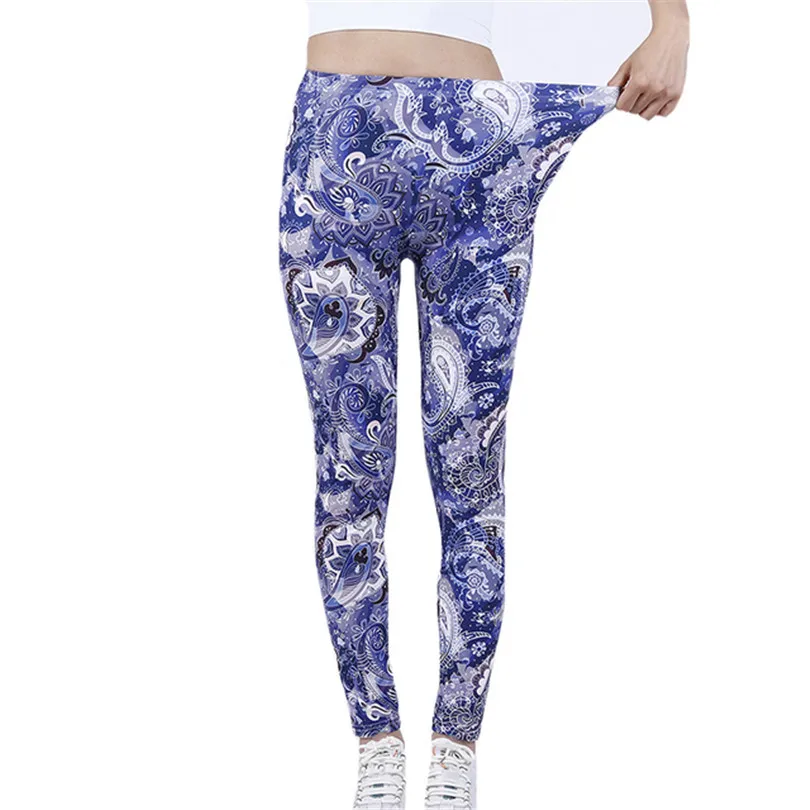 YGYEEG High Waist Fitness Leggings Women Sexy Printed Workout Pants Push Up Slim Elasticity New Stretchy Trousers Casual Bottom