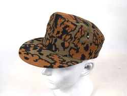 REPLICA REVERSIBLE GERMAN CAMO HAT CAP OAK COLOR Reenactments