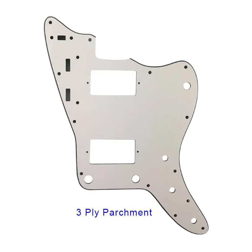 Pleroo Custom Guitar Parts - For USA\Mexico Fd Jazzmaster Style Guitar Pickguard With PAF Humbucker Scratch Plate Replacement