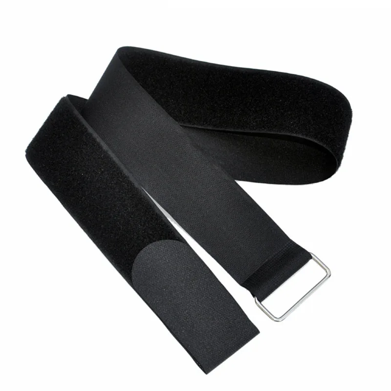 5PCS Metal Reverse Buckle Cable Strap Binding Belt Self-adhesive Hook Loop Cable Ties Cargo Binding Car Luggage Fixed Belt