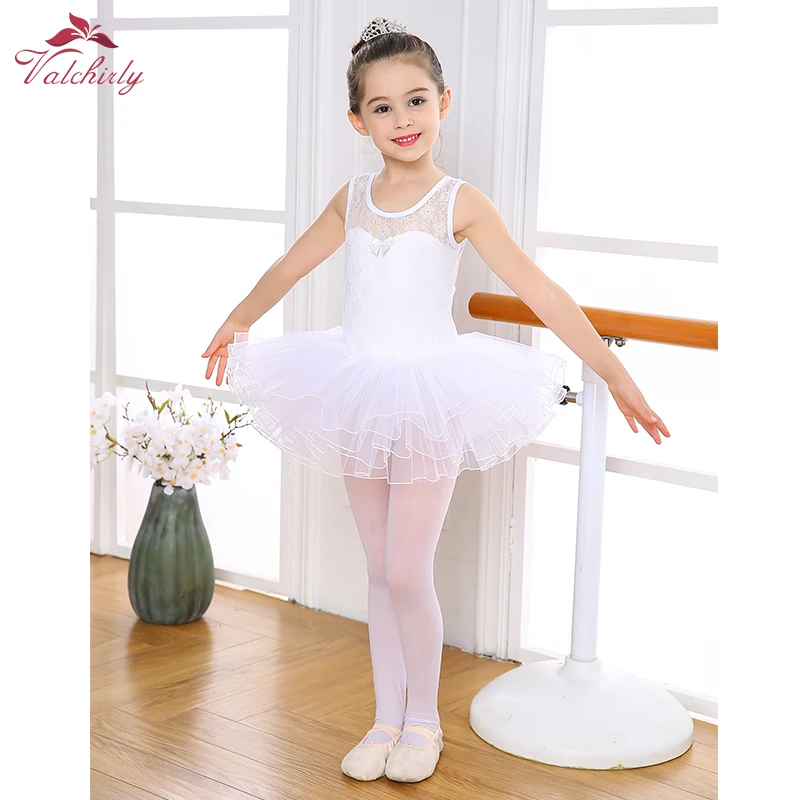 Girls Gymnastics Leotard,Dance Costume Dress,Kids Ballet Tutu Dress with Underpants,Children Skirt