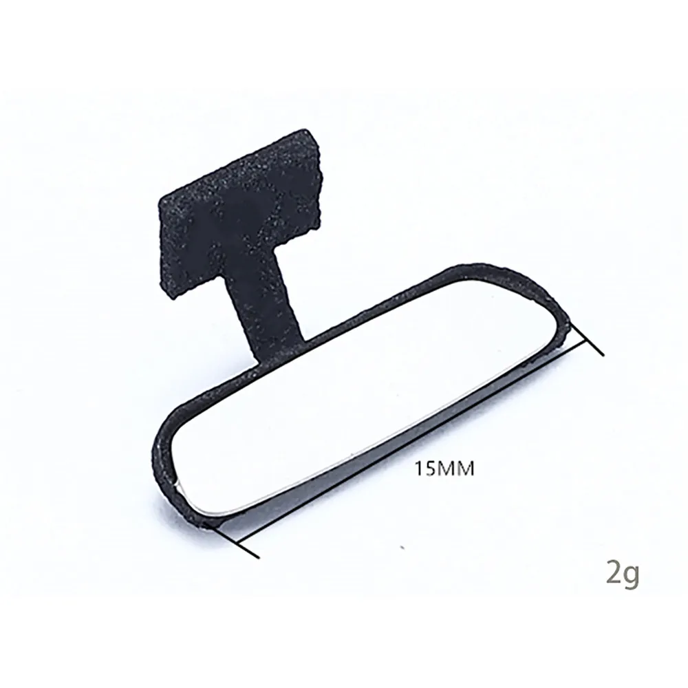For WPL Semi RC Truck Pickup Truck Rearview Mirror Kit Reverse Mirror DIY Spare Parts RC Car Accessories