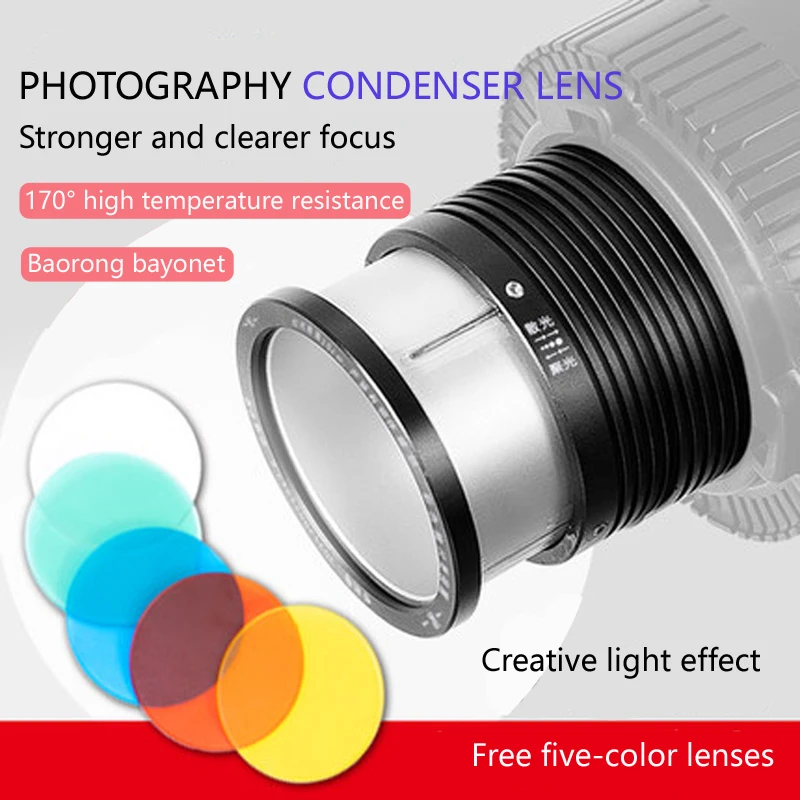 Snoots Optical Condenser Photography Color Film Beam Soft Light RGB Bowens Bayonet Dedicated Imaging The Flash Fill Light