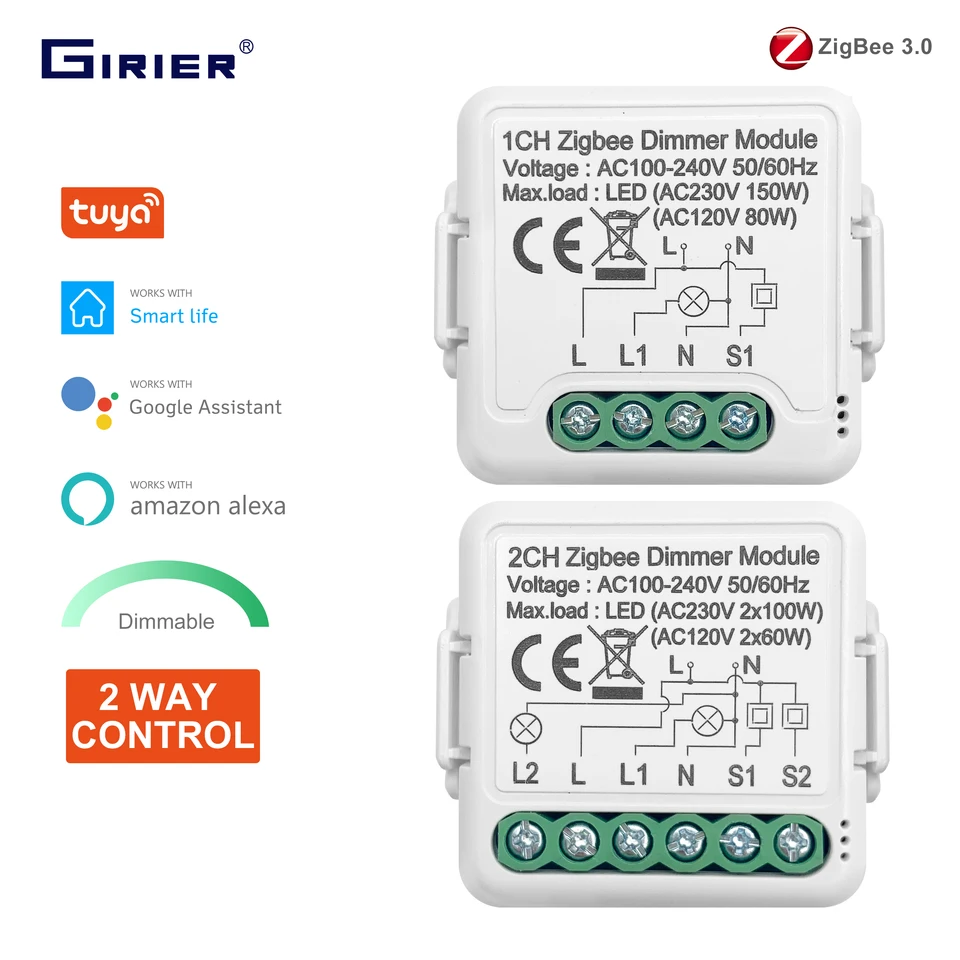 4-Gang Smart Szenenschalter (kabellos, ZigBee, Schwarz) – Kompatibel Mit Smart Life App, 4 Tasten Für Szenensteuerung, Einfache Montage