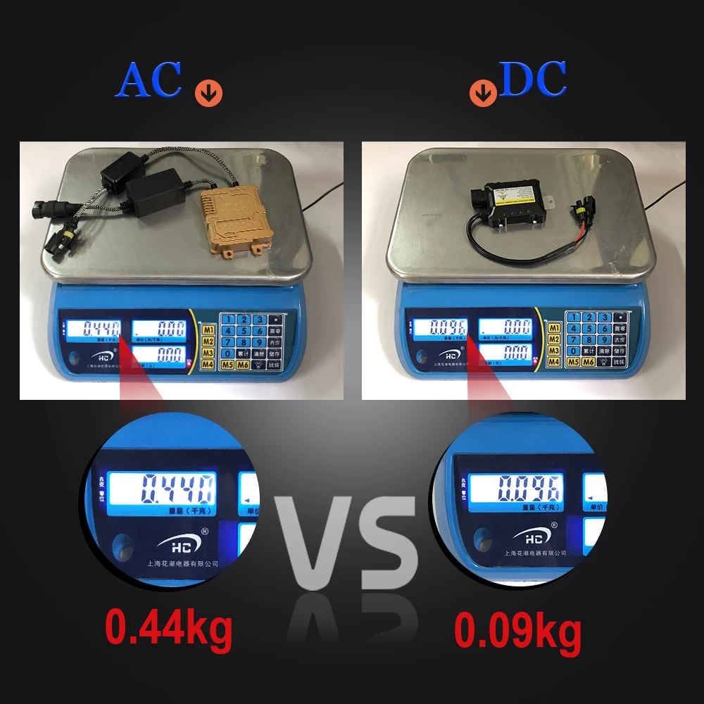 55W Canbus HID Xenon Ballast Slim Digital Block No Error Ballast Ignition 12V For Xenon Bulb H4 H1 H7 H3 H8 H11 881 9005 9006