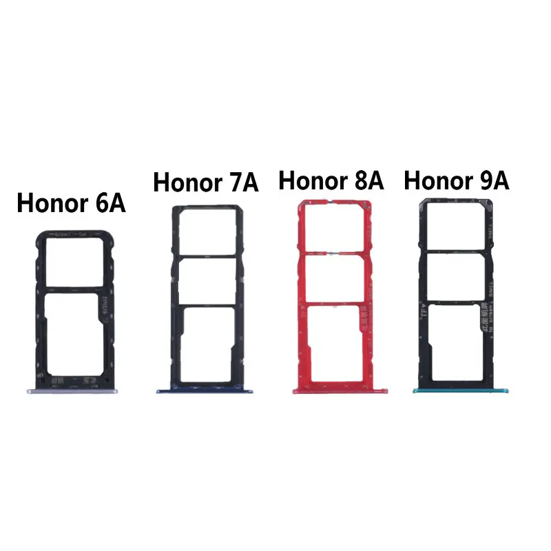 

1PCS New Sim Card Slot Tray Holder Replacement Parts For Huawei Honor 6A 7A 8A 9A Pro Phone