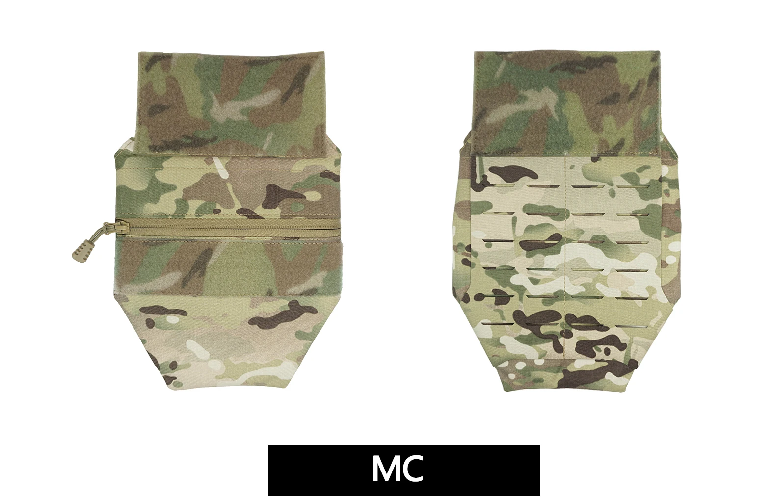 DMGear Lightweight Crotch Protection Double Sided Molle Double Sided Laser Cut For MOLLE Bag Men\'s Tactical Outdoor Wargame