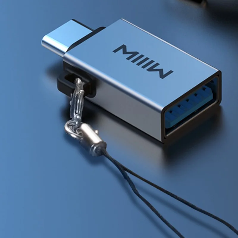 Youpin miiiw tipo-c para usb adaptador usb 3.0 interface de transmissão de energia otg conector para xiaomi huawei samsung