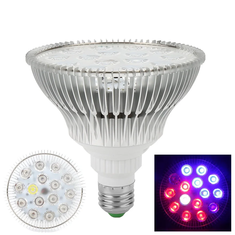 Imagem -05 - Full Spectrum Phyto Lâmpada Lâmpadas Led para Plantas Crescer a Luz Lâmpadas Led para Jardim Flores Crescimento de Sementes E27 6w 15w 21w 27w 36w 45w 54w