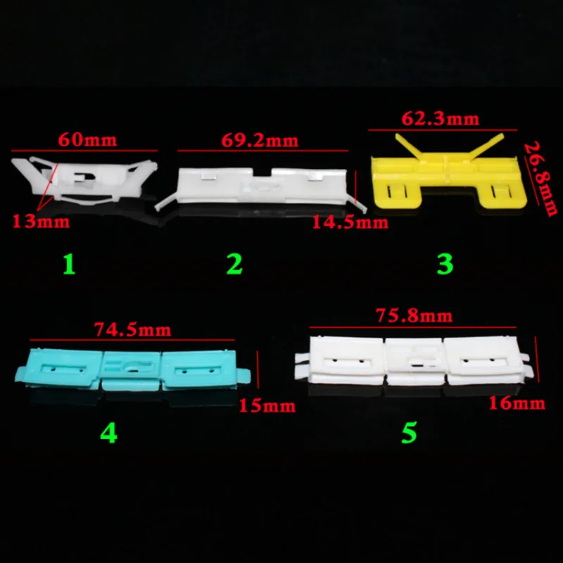 5Pcs Car Roof Trim Strip Of Water Pressure Buckle Fastener Clip For Honda Seventh Eight Accord Civic CRV CIIMO CR-V