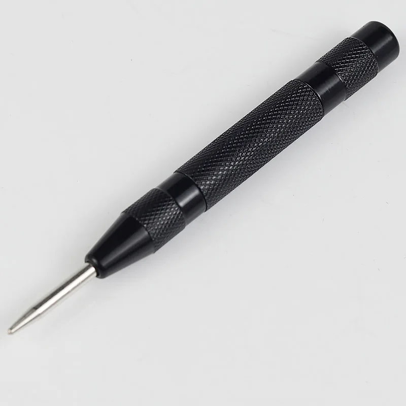 New Automatic Center Punch Spring Loaded Marking Hole Carbon Steel Body Gold Color/Silver Color Optional