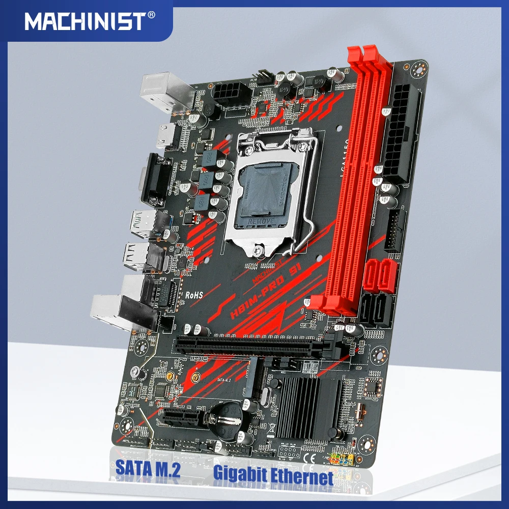 MACHINIST H81 Motherboard LGA 1150 Support Core CPU i3 i5 i7/Xeon E3 V3 Processor DDR3 RAM memory H81M-PRO SATA M.2 Slot SSD