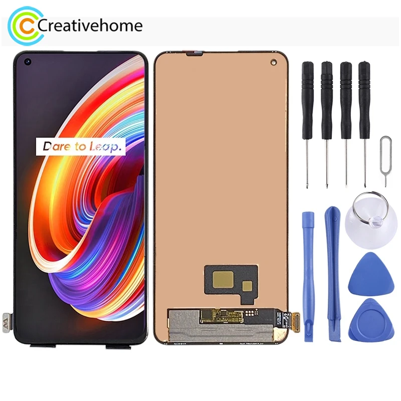 

Original Super AMOLED Material LCD Screen and Digitizer Full Assembly for OPPO Realme X7 Pro / RMX2121 / RMX2111