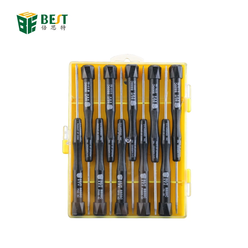 Chave de Fenda da Precisão Ajustada para Macbook Ferramentas do Reparo do Telefone p2 p5 Pentalobe Y2.5 Tri Asa Ph00 Ph000 t3 t4 t5 t6 10 em 1