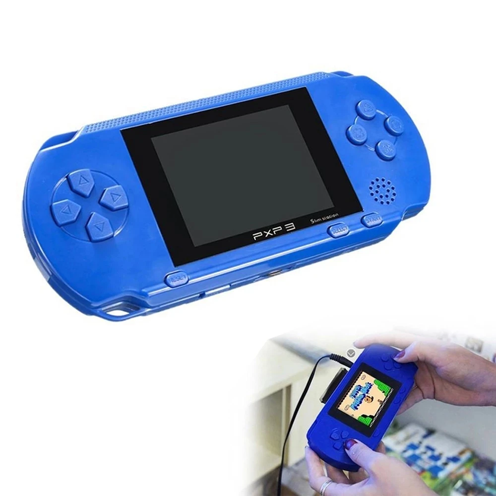 ร้อน 16 บิตคอนโซลเกมมือถือวิดีโอเกมแบบพกพา 200 + เกม Retro Megadrive PXP3
