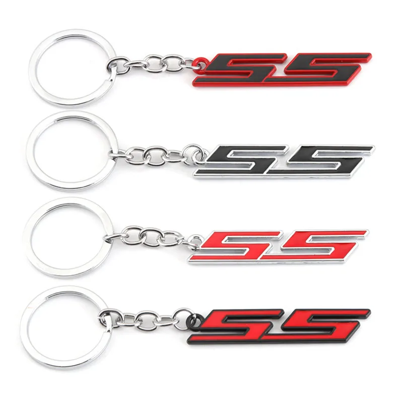 Car Keychain SS Key Chain Ring for Chevrolet SS Cruze Epica Tahoe Captiva Malibu Lacetti Traverse Cobalt Chevy Caprice