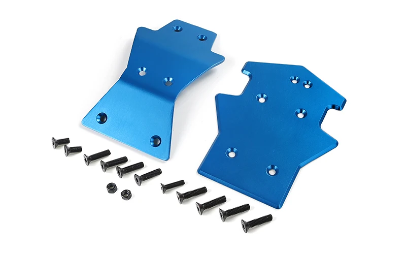 

Rovan Front & Rear Extra Large Steel Skid Plates and Bumper Protector for LT LOSI 5IVE-T and King Motor X2 Trucks