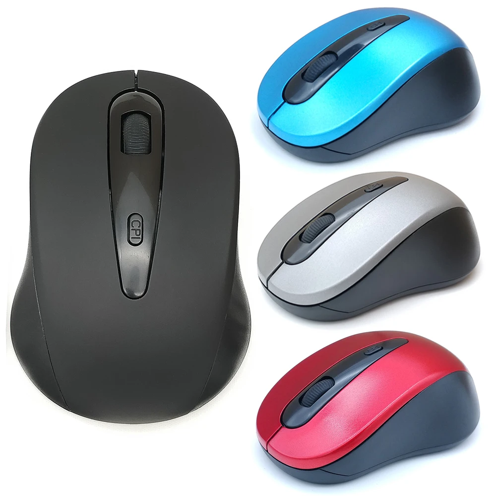 2.4Ghz 1600 DPI Wireless Mouse Computer Mouse Wireless Ergonomic Mouse Mause Optical USB PC Mice for PC Laptop