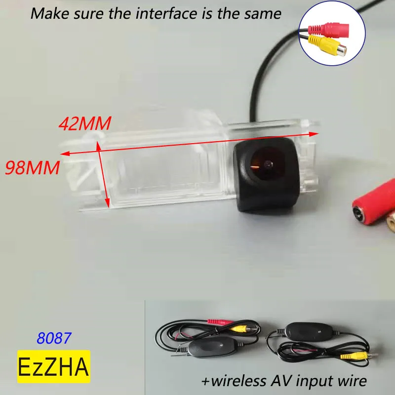 

EzZHA For Hyundai New Tucson IX35 2005-2013 2014 HD Wireless Car CCD Rear Camera Fisheye Night Vision frame waterproof