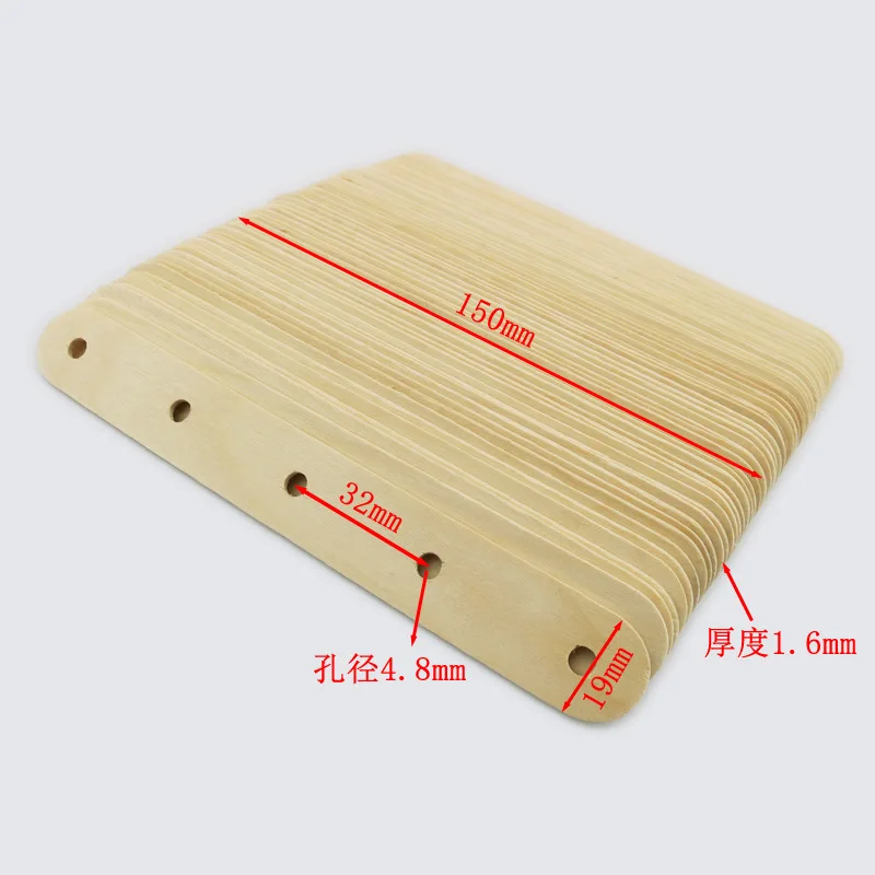 50PCS Ice Cream Stick With Holes For DIY Project Science Educational Project