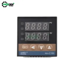 110V a 240V 0-400 gradi Digital PID regolatore di temperatura allarme REX-C100 K uscita relè Dropship