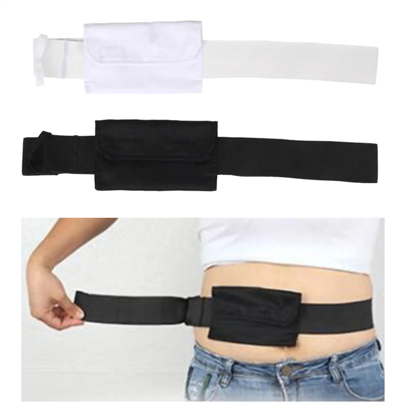 G Tube Holder Belt para homens e mulheres, tubos de alimentação Lap Peg Tube, cateter de gastrostomia PD Belt, diálise peritoneal abdominal