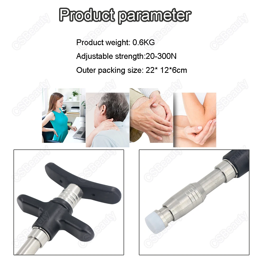 Chiropractic Adjusting Tool Manual Activation Therapy Spine Correction Tools Chiropractic Gun Spinal Adjustment Singe Head