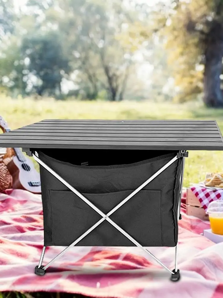 Camping Portable Super Light Mini Picnic Table Under Table Storage Bag Stuff Organizer For Folding Camping Table