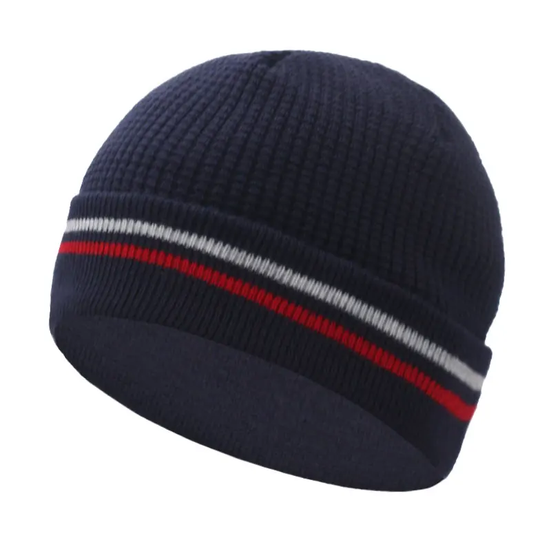 

Skullies Beanies Casual Knitted Hat Men Beanie Hats For Men Women Cap Autumn Gorro Ski Warm Skull Bonnet Men's Winter Hat Cap