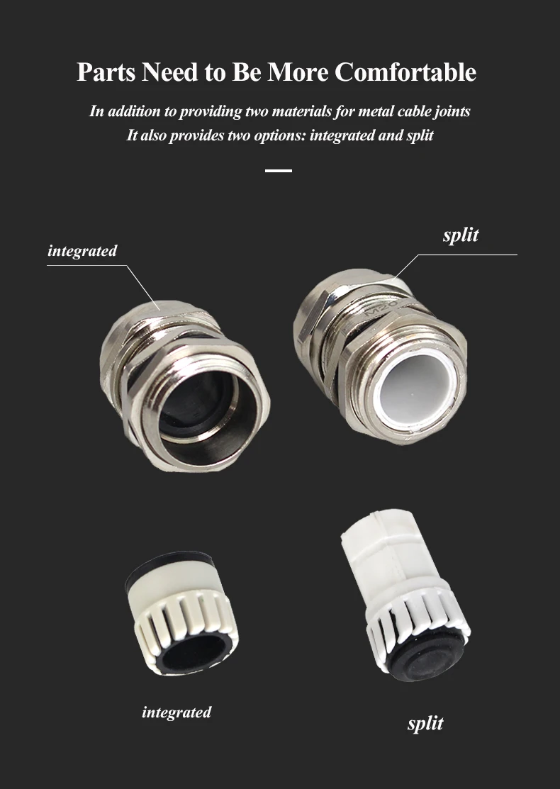 1 Stück wasserdichte Kabelverschraubung, Kabeleinführung, IP68, PG-Serie für 3–44 mm PG7-PG48, vernickelter Messinganschluss – Detail 10
