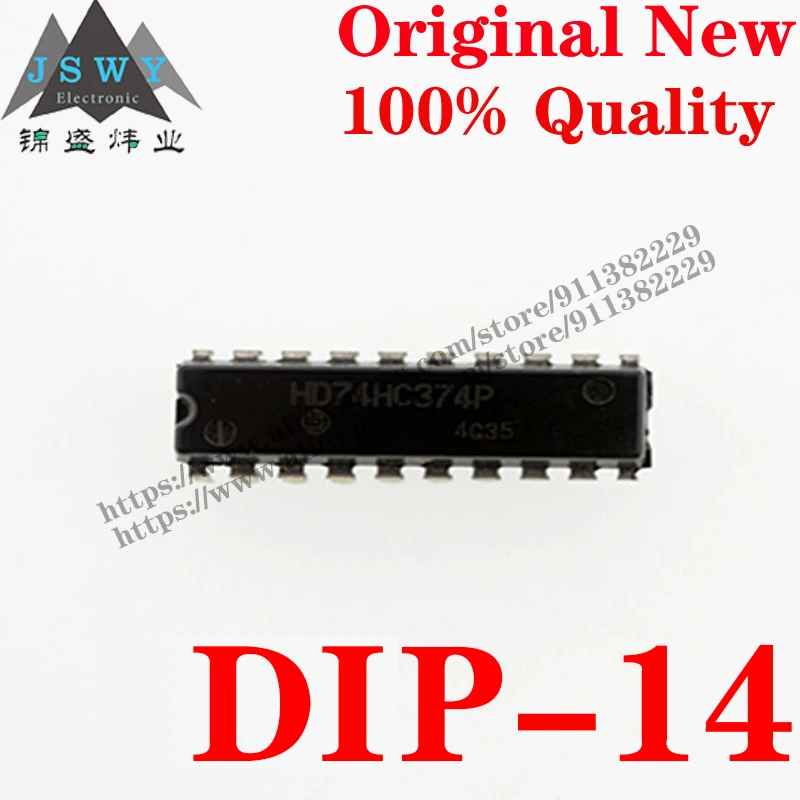 10~100 PCS HD74HC374P DIP-14 Semiconductor Trigger-Logic IC Chip with for module arduino Free Shipping HD74HC374