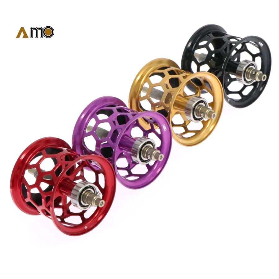 AMO DIY ABU ROXANI BF8 Spool ZATA Micro Universal Use Lightweight Spool Aluminium Alloy Spool