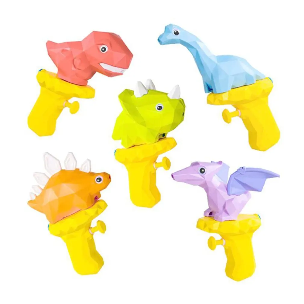 5Pcs ไดโนเสาร์ Mini สเปรย์น้ำของเล่นชายหาดของเล่นเด็กกดประเภทไดโนเสาร์ของเล่นสำหรับเด็ก Creative ไดโนเสาร์ขนาดเล็กสำหรับเด็ก