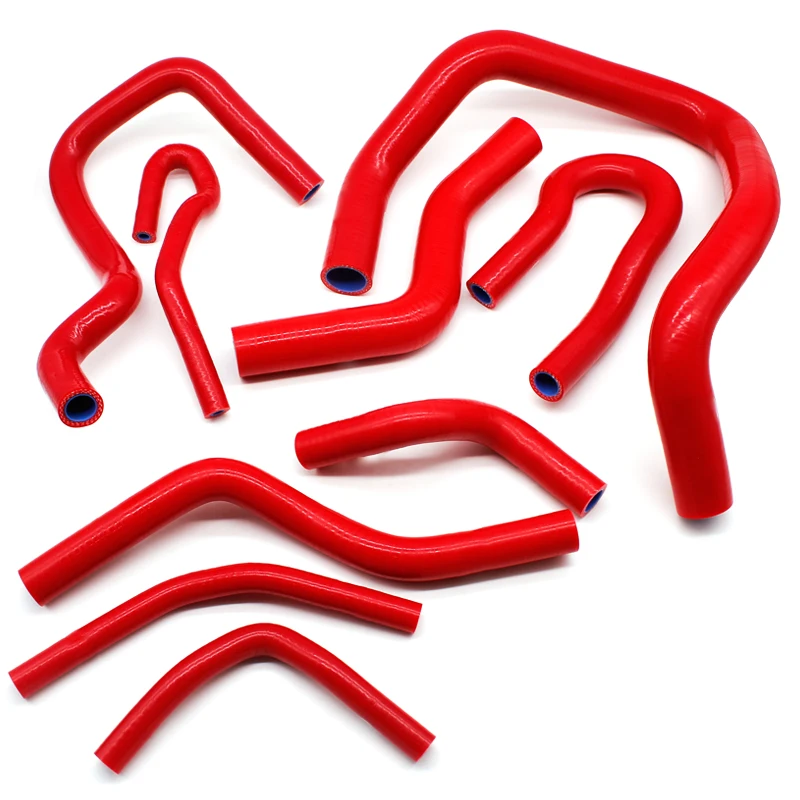 9Pcs Auto Silicone Radiator Hose Kit for Honda Civic D15 D16 SOHC EG EK 1992 1993 1994 1995-2000 Car Accessories 4.5mm Thickness