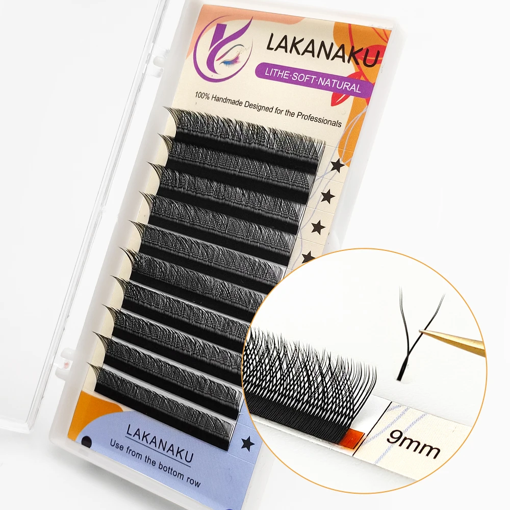 Hot Price Y Shape Eyelashes Volume Fans Cilia and Brazilian 0.07 C D 8-15 Mix Cilios Y Shapes Lash Natural Soft Premade Fans