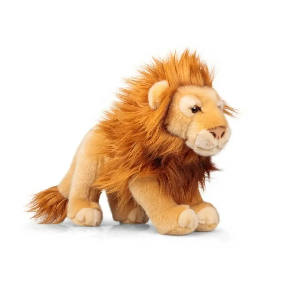 León de peluche de juguete salvaje realista, juguete decorativo para el hogar