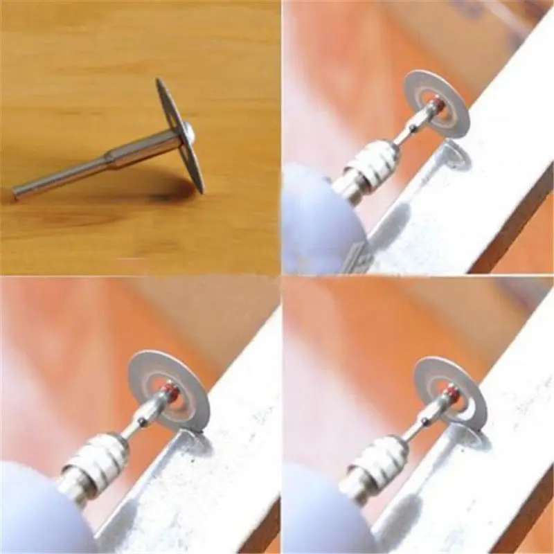 Hot 5 PCS 22mm Emery Diamond cutting blades Drill Bit+1 Mandrel for Set Dropshipping