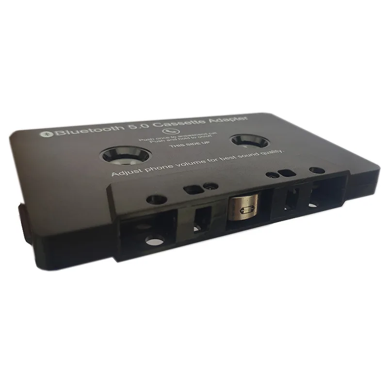 VAORLO Universal Cassette Bluetooth 5.0 Adapter Converter Car Tape Audio Cassette untuk Aux Stereo Music Adapter Cassette dengan Mic
