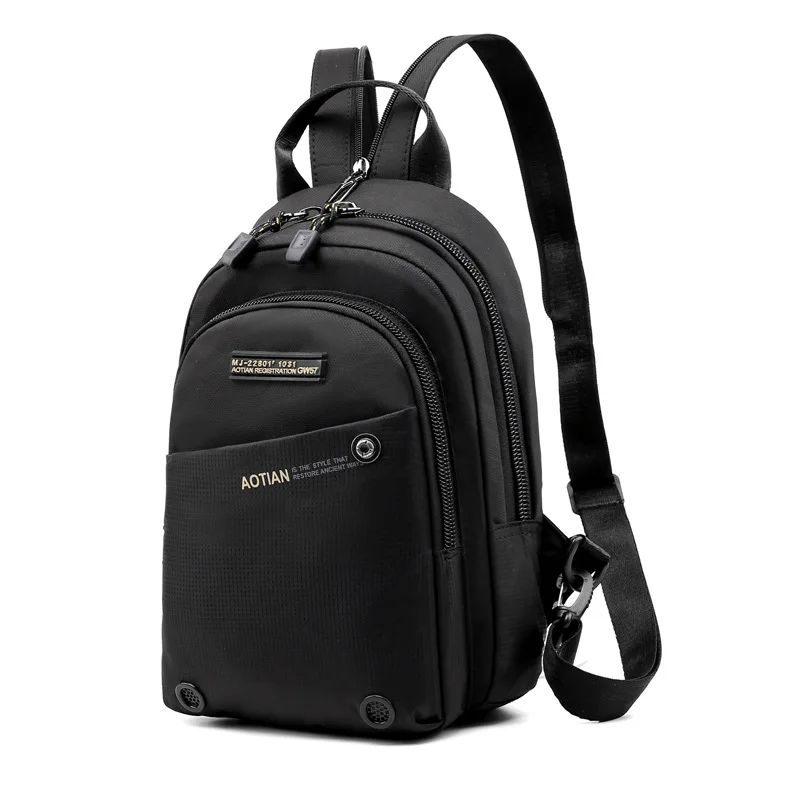 2024 Men Small Backpack Outdoor Casual Travel Chest Bag Waterproof Bag Male Bags Hot Sale