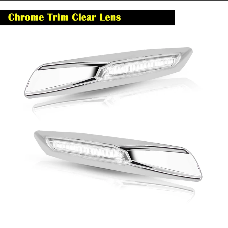 NO Flashing 12V Car Turn Signal Lamps Side Marker Lights LED Accessories For BMW Serie 1 3 5 E90 E60 E87 E83 E91 E92 E93 X1 X3