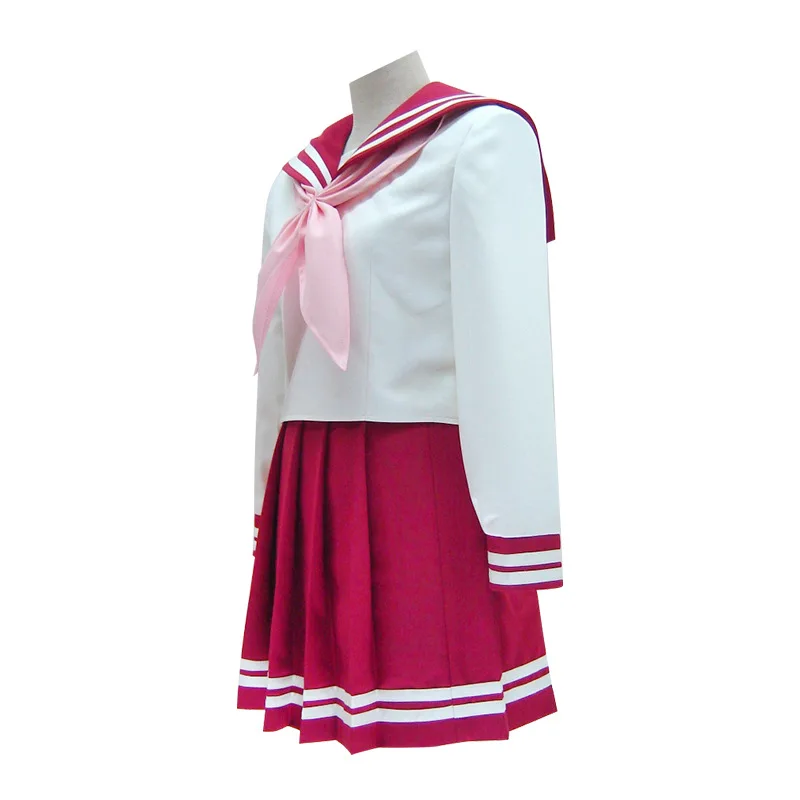 Anime Luck Star Konata Izumi Hiiragi Kagami Hiiragi Tsukasa Cosplay Costume Wig JK Uniform Sailor Suits