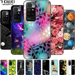 For Xiaomi Redmi 10 2022 Case Silicone Cartoon Wolf Butterfly TPU Soft for Xiaomi Redmi 10 Prime Redmi10 Phone Cover Shells